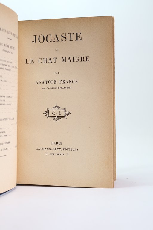 Jocaste et le chat maigre