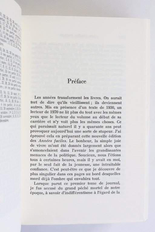 Journal - 1926-1934 Les années faciles