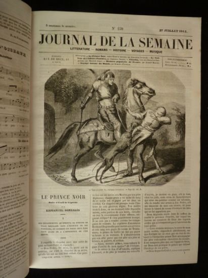 Journal de la semaine, du n°249 du 24 juillet 1862 …