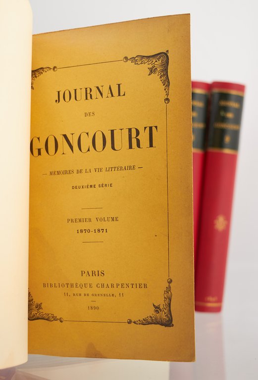 Journal des Goncourt - Mémoires de la vie littéraire