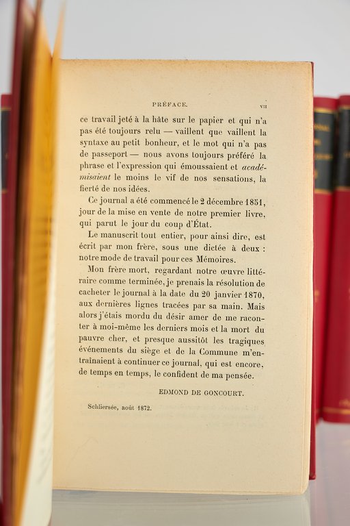 Journal des Goncourt - Mémoires de la vie littéraire