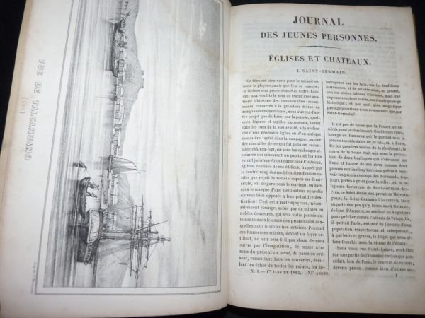 Journal des jeunes personnes, Tome XI, année 1843 complète