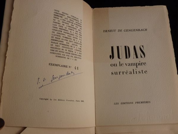 Judas ou le vampire surréaliste
