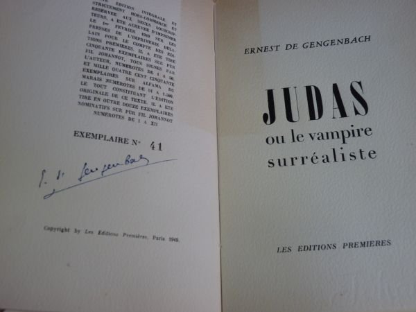 Judas ou le vampire surréaliste