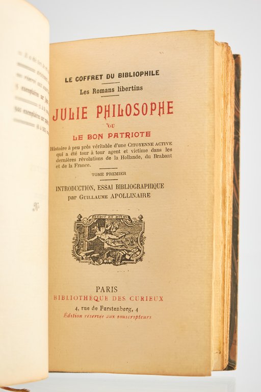 Julie philosophe ou le bon patriote