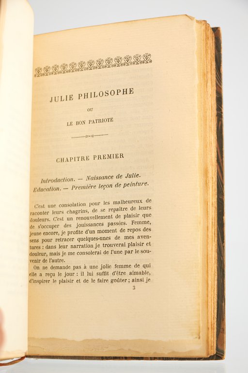 Julie philosophe ou le bon patriote