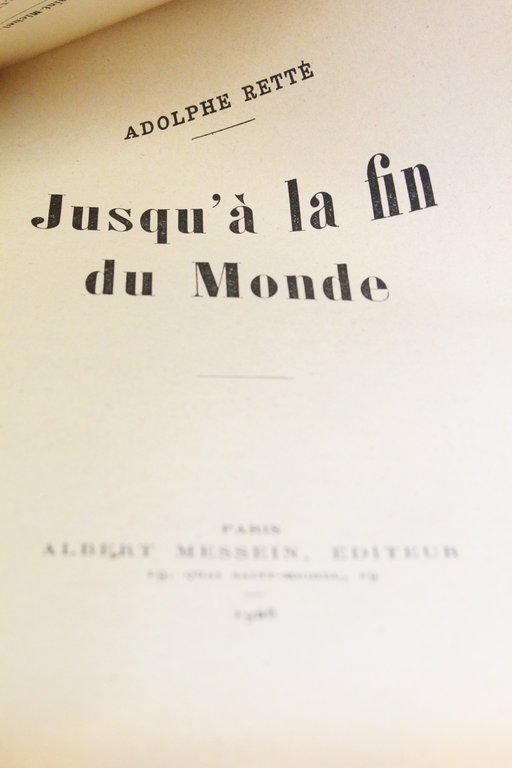 Jusqu'à la fin du monde