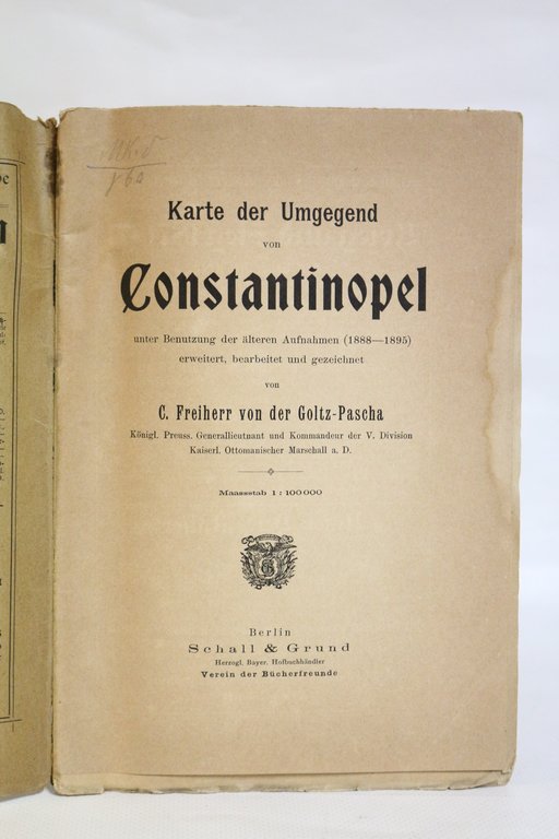 Karte der Umgegend von Constantinopel