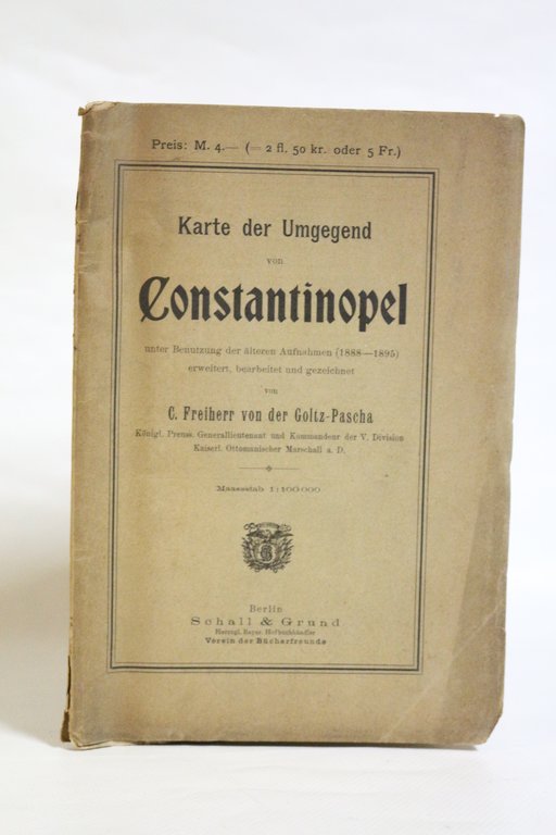 Karte der Umgegend von Constantinopel