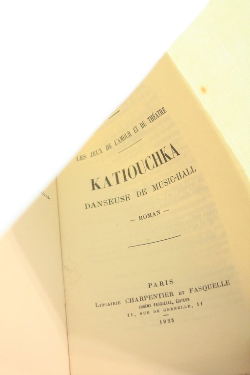 Katiouchka danseuse de music-hall
