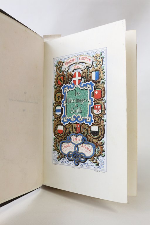 Keepsake chrétien 1840. Les pèlerinages de Suisse. Einsiedlen, Sachslen, Maria-Stein