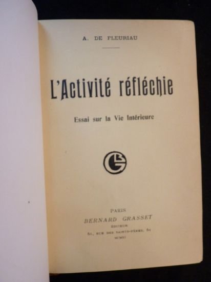 L'activité réfléchie