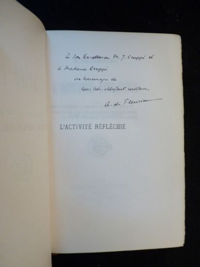 L'activité réfléchie