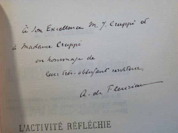 L'activité réfléchie