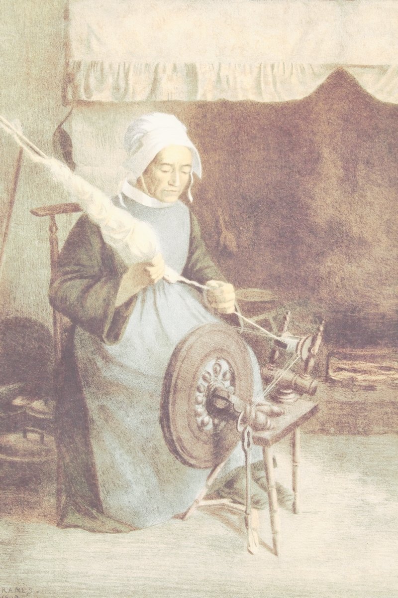 L'aïeule - Lithographie originale sur Japon - L'Estampe Moderne