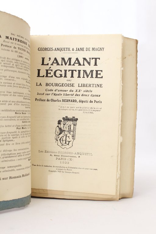 L'amant légitime ou la bourgeoise libertine
