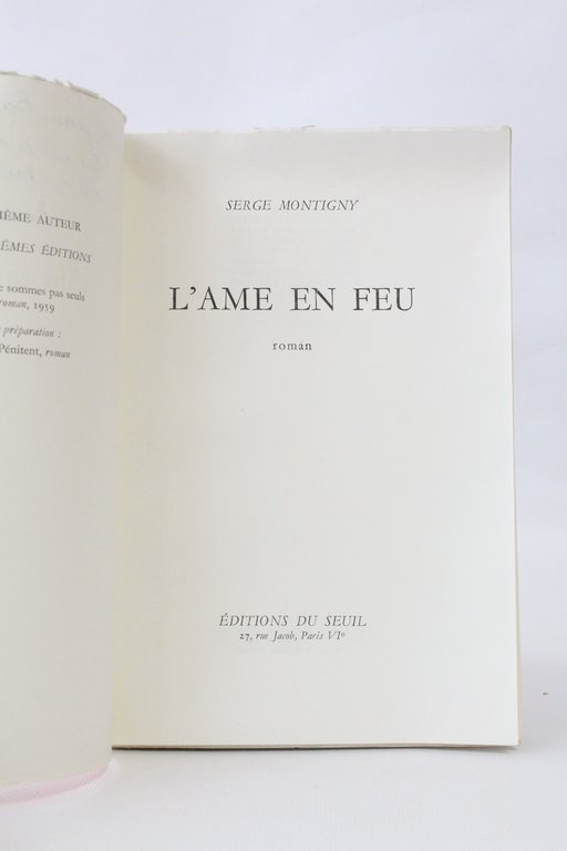 L'âme en feu