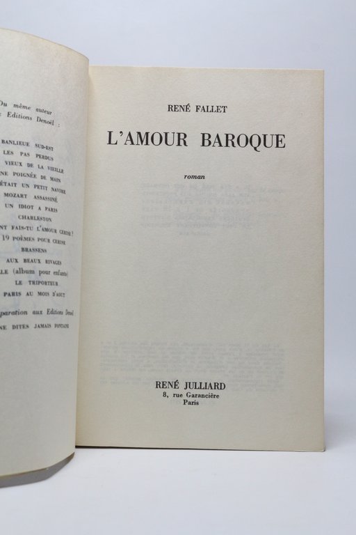 L'amour baroque
