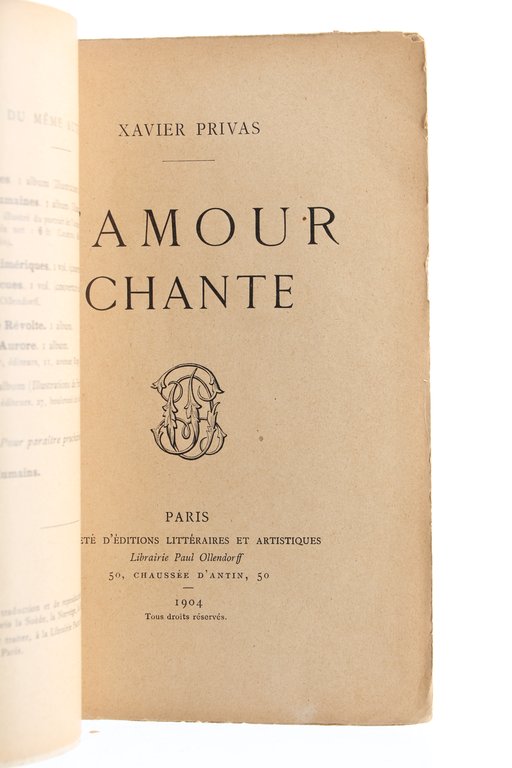 L'Amour chante