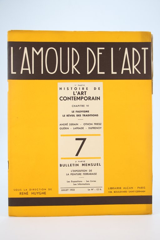L'Amour de l'Art. - Quatorzième Année complète du N°1 au …