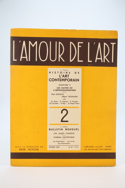 L'Amour de l'Art. - Quatorzième Année complète du N°1 au …