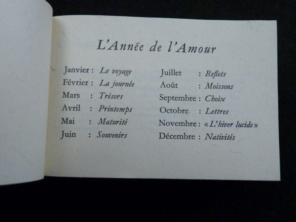 L'année de l'amour