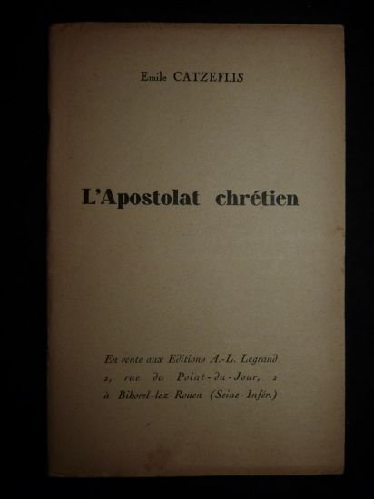 L'apostolat chrétien