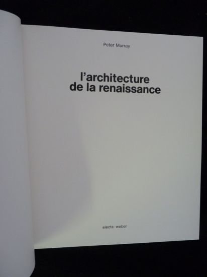 L'architecture de la Renaissance