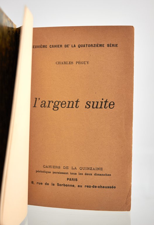 L'argent suite