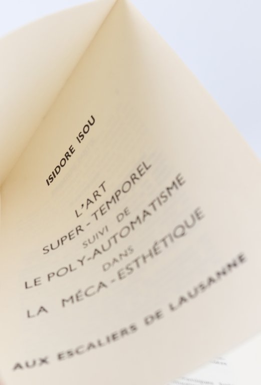 L'art infinitésimal - L'art supertemporel suivi de Le polyautomatisme dans …