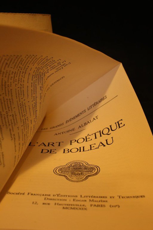 L'art poétique de Boileau