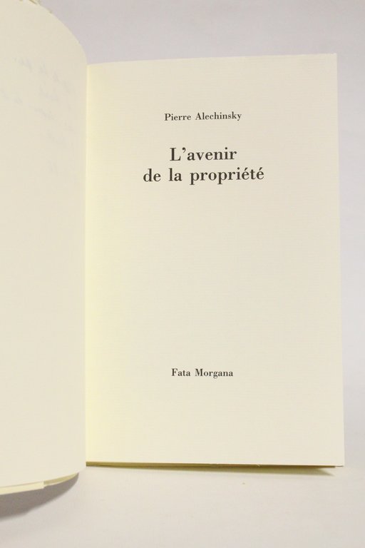 L'avenir de la propriété