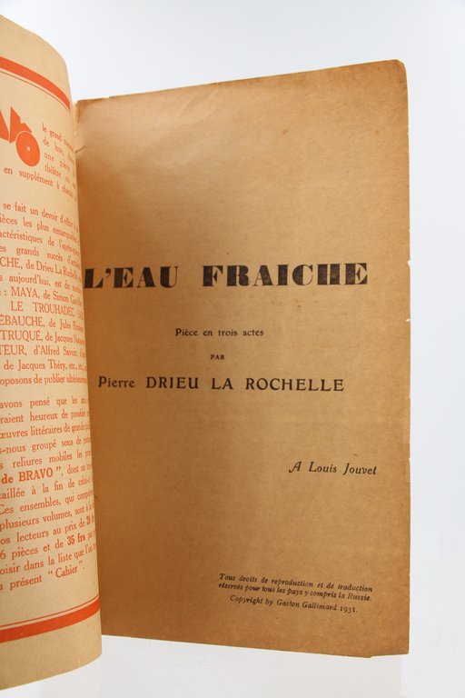 L'eau fraîche