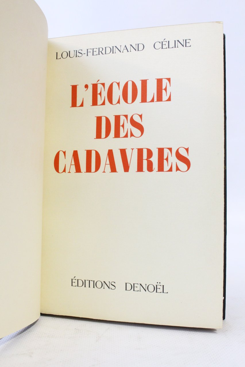 L'école des cadavres