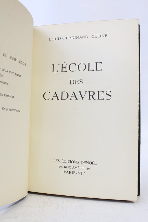 L'école des cadavres