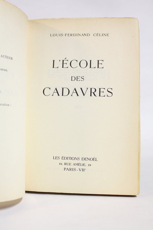 L'école des cadavres