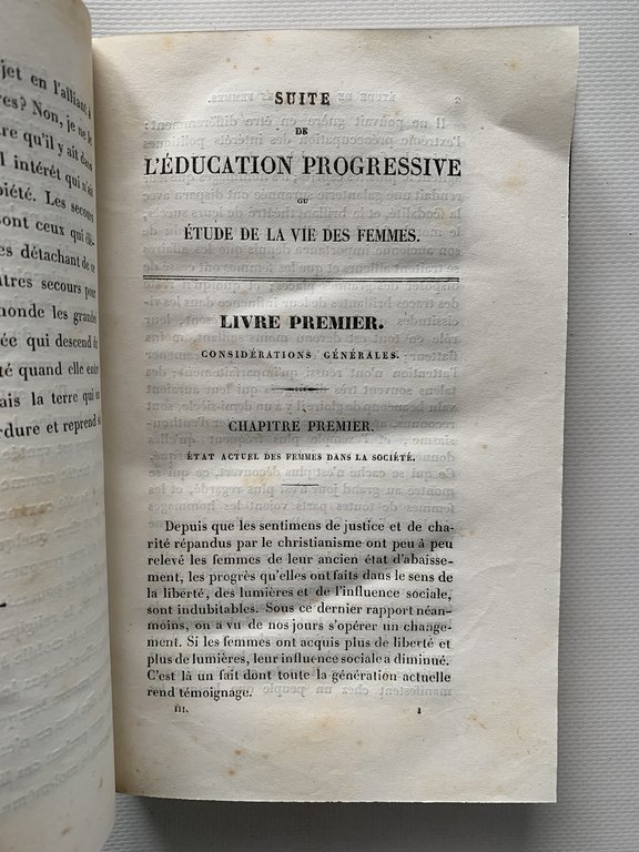 L'éducation progressive ou étude du cours de la vie