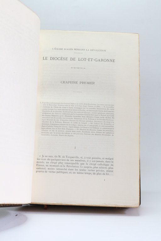 L'église d'Agen pendant la Révolution. Le diocèse de Lot-et-Garonne