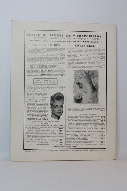L'Eglise et la sexualité. Crapouillot n°34