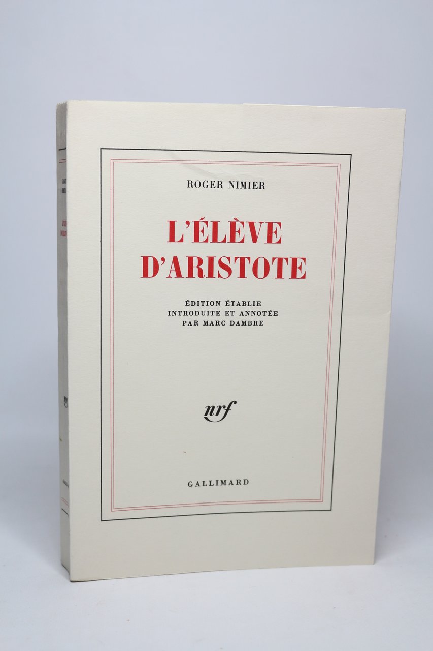 L'élève d'Aristote