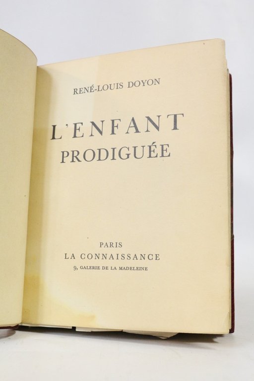 L'enfant prodiguée. - O'Cédar