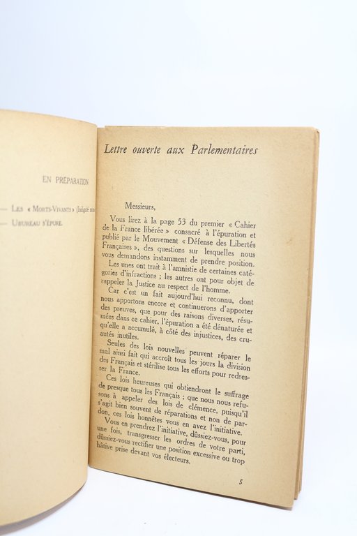 L'épuration arme politique