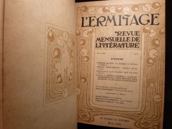 L'Ermitage - Revue artistique et littéraire. Année complète 1902