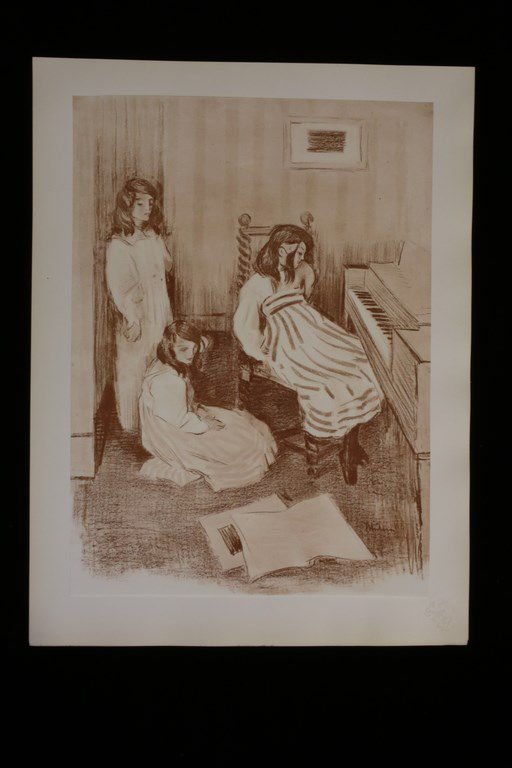 L'Estampe Moderne. Bouderie. Lithographie Originale