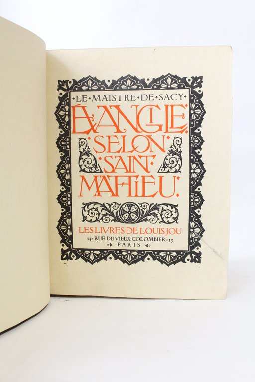 L'évangile selon saint Mathieu