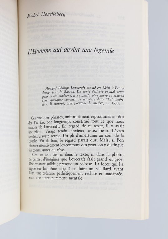 L'homme qui devint une légende. In La nouvelle revue de …