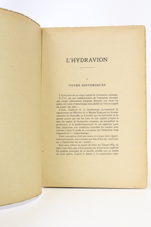 L'hydravion