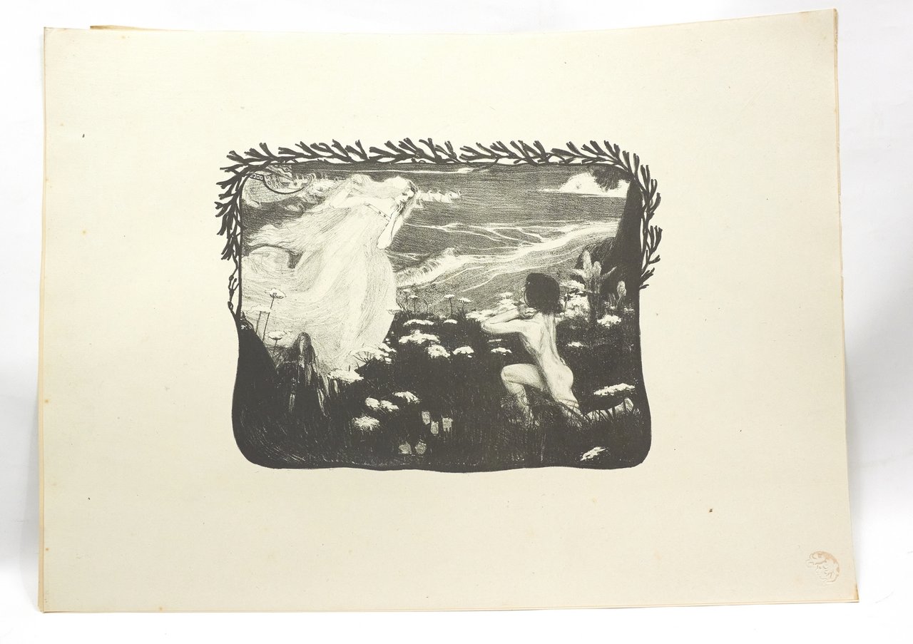 "L'illusion" - Lithographie originale sur Chine - L'Estampe Moderne