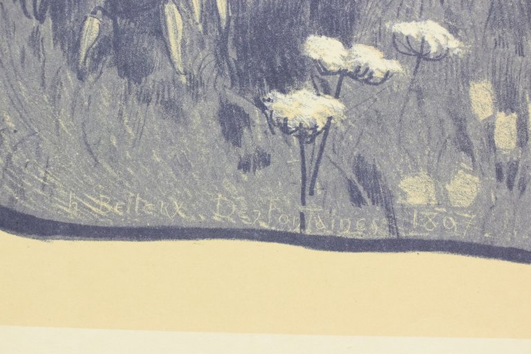 "L'illusion" - Lithographie originale sur Japon - L'Estampe Moderne