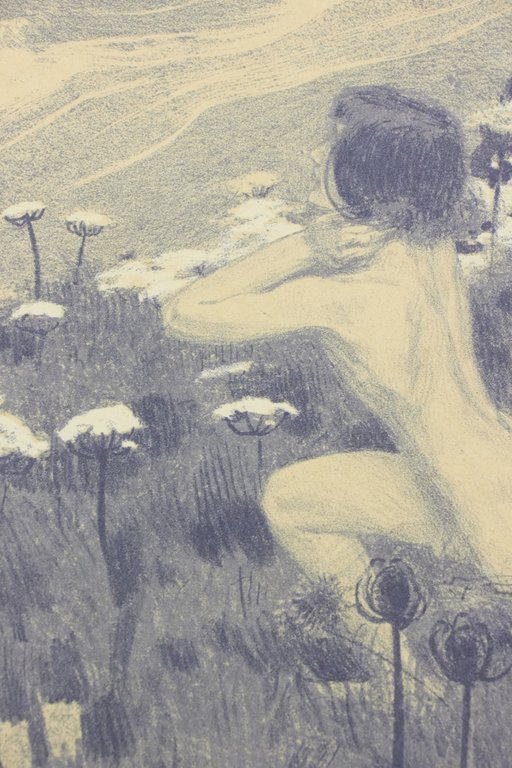 "L'illusion" - Lithographie originale sur Japon - L'Estampe Moderne